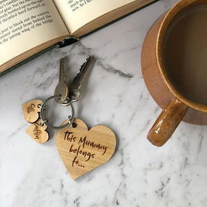 Keyrings And Bag Tags: Belongs to Heart Key Ring