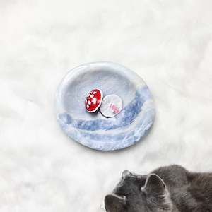 Sale: Aura Baby Pink Toadstool Earrings