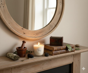 All: Black Orchid Hidden Crystal Candle