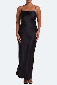21st: Dreamer Tie Maxi in Black