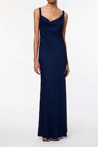 Dresses: Symphony Slip Dress in Midnight.