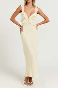 New Arrivals: Dahlia Midi Dress in Lemon Butter