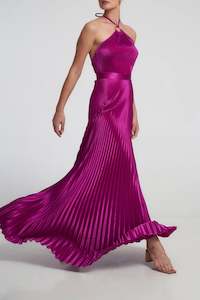 Cherie Full Length Gown in Magenta