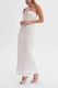 Soulmates Strapless Dress in White