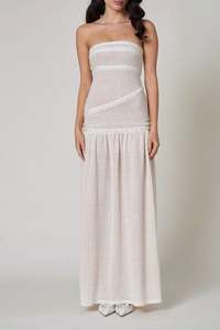 New Arrivals: Fait Par Fetch Colette Maxi Dress in Ivory