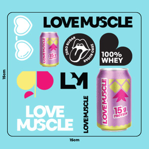 Temporary Love Muscle Tattoos