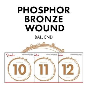 Fender Phosphor Bronze Acoustic Guitar String Set