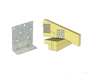 Building Hardware: CPC (Concealed Purlin Cleats) Galv 86x80x2mm