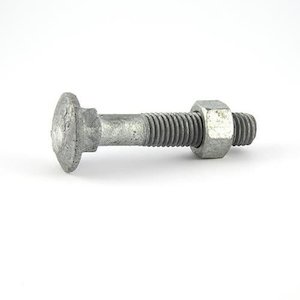 Fasteners Fixings: Fortress COACH BOLT/NUT GALV M12