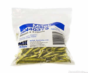 Fasteners Fixings: LUMBERLOK I-Beam Hanger Nails (1bag) - 40mm X 3.75mm