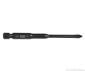 Hand Tools: KLEIN TOOLS #1 Phillips Power Drivers - 3-1/2'' (89 mm) Bit PH1355