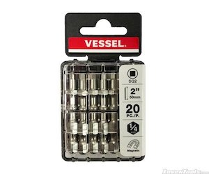 Drill Bits: Impact Ball Torsion Bit SQ2 50mm 20PC Tic Tac IBSQ250P20T IBSQ250P20T