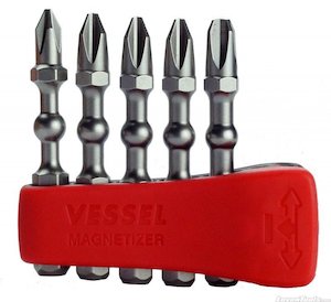 Drill Bits: Impact Ball Torsion Bit PH1 3xPH2 PH3 50mm 5PC Mag holder IBMG50K001