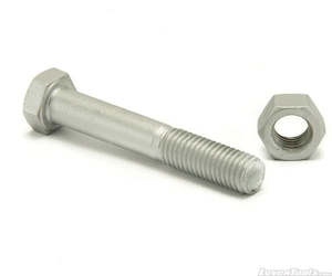 Engineering Bolt With Nut: Hex Hd Bolt & Nut Galv CL4.6