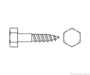 Coach Screw: Coach Screw Stainless T316