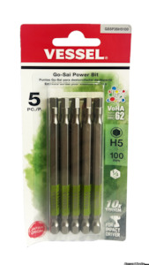 Accessories Sets: PBEXP-12436-3 Gosai bit B type H5 100mm 5PC. SET 426675 GS5P35H5100