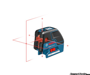 BOSCH Five-Point Self Leveling Alignment Laser with Cross-Line GCL25 GCL25