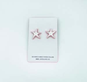 STARFISH STUD - milkshake-silver