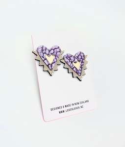 Scarlet Heart Earrings