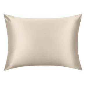 Champagne Gold  Mulberry Silk Pillowcase – King Size, Zip Closure