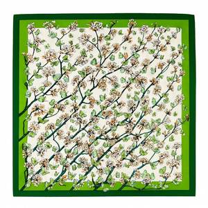 Best Seller: Butterfly Orchard Pure Mulberry Silk Square Scarf Bandana