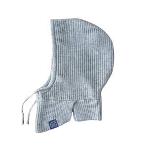 Silk-Lined Ribbed Cashmere Balaclava – Unisex Knit Hood