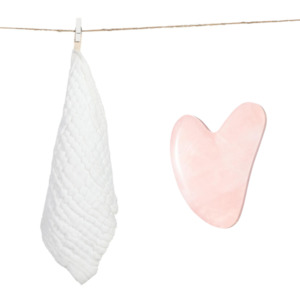 Products: Muslin Face Cloth & Guasha