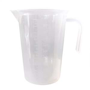 Clear Plant Jug - UV Safe, Chemical Resistant - 1 Litre with Measurements - NZ MADE