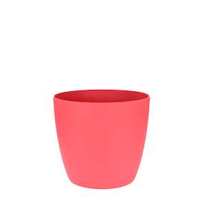 Plastic: Cover Pot - Elho Brussels Round Mini - 10.5cm Bubblegum