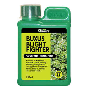 Insect Control: Grosafe Buxus Blight - Systemic Fungicide - for Root Rot, Downy Mildew, Blight, Rust, Canker - 200ml