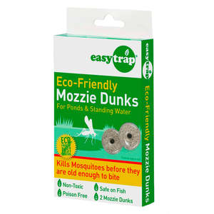 Insect Control: Mozzie Dunks 2 pack - treats Fungus Gnats and Mosquitoes