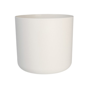White: Cover Pot - Elho B.For Soft - 18cm White
