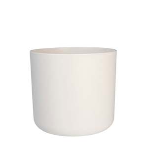 White: Cover Pot - Elho B.For Soft - 14cm White
