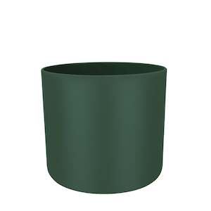 Green Grey: Cover Pot - Elho B.For Soft - 14cm Leaf