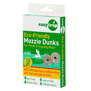 Insect Control: Mozzie Dunks - treats Fungus Gnats and Mosquitoes