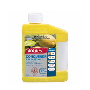 Yates: Yates Conqueror Oil Concentrate for Mealy Bugs, Scale, Aphids & Thrips - 200ml