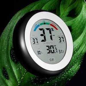 Grow Pods Smart Gardens: Touchscreen Digital Temperature Meter & Humidity Monitor