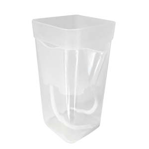 Pots: Rain SMALL Clear SELF WATERING Pot - 6.5cms x 11cms - 250mls - 5+ $2.70