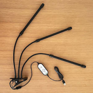 Grow Lights: Grow Wand - Clip-On TRIPLE Grow Light Kit