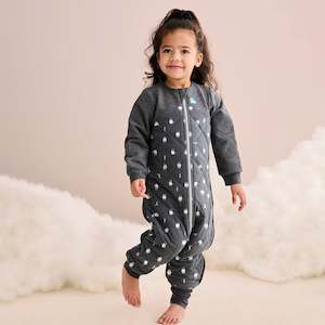 Sleep Suit Organic Warm 2.5 TOG - Lambs Best Friend Charcoal