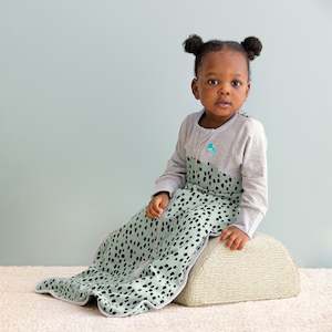 Stage 3 On The Move: Sleep Bag Organic Long Sleeves 1.0 TOG - Animal Olive