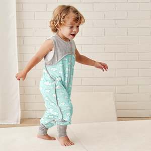 Stage 3 On The Move: Sleep Suit Organic Lite 0.2 TOG - Clouds
