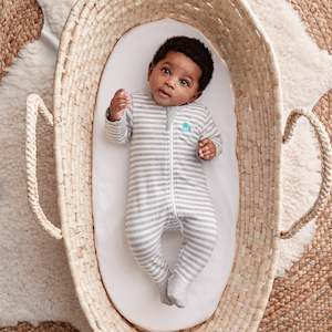 Original Swaddles: Romper - Grey Stripe