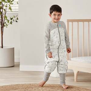 Warm 16 20c: Sleep Suit Warm 2.5 TOG - Moonlight White