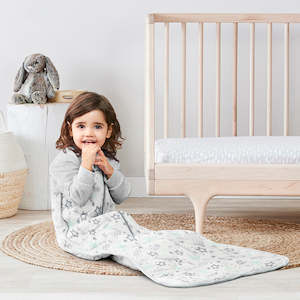 Extra Warm Below16c: Sleep Bag Organic Extra Warm 3.5 TOG - Stars Mint