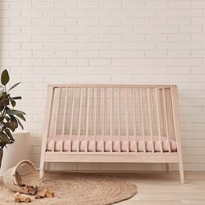 Fitted Cot/Crib Sheet 2pk - Pink