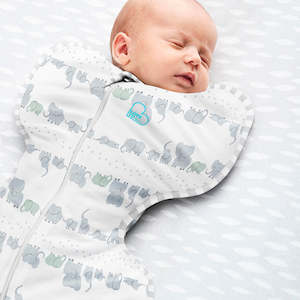 Swaddle Up™ Designer Warm 0.2 TOG - Elephant Trail