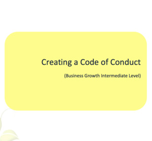 Creating a Code of Conduct Workbook