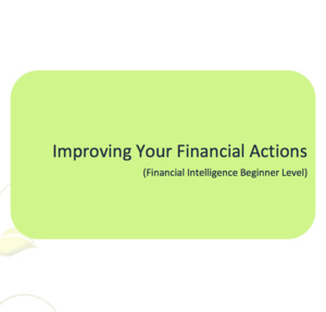 Beginner: Improving Your Financial Actions Workbook