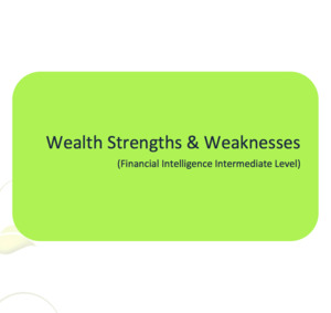 Products: Wealth Strengths & Weaknesses Workbook